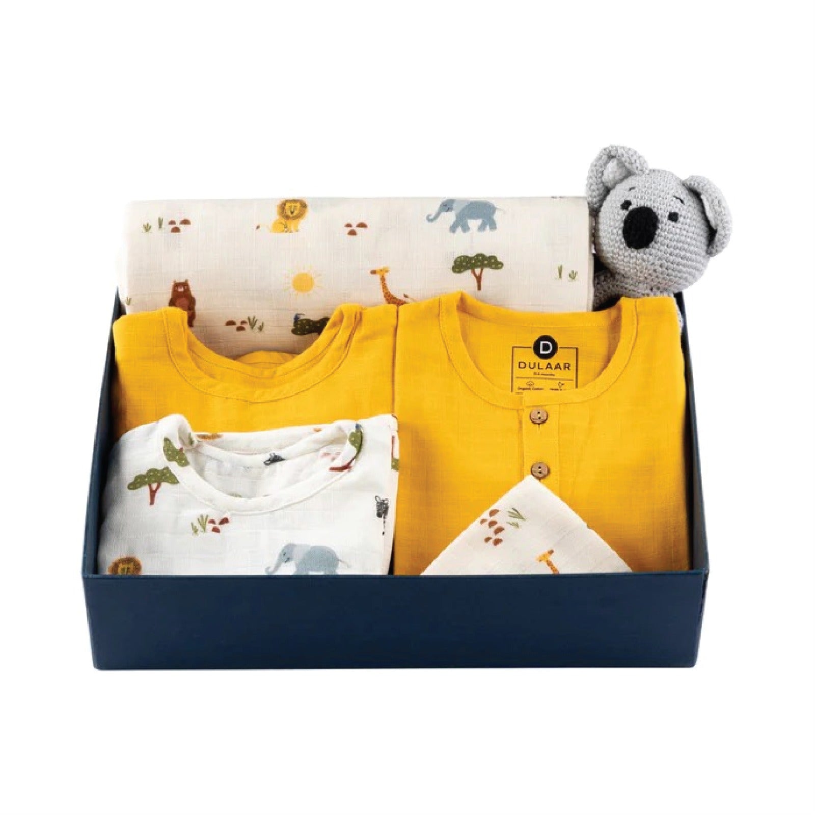Dulaar Welcome Home Baby! Newborn Gift Box Set - Classic