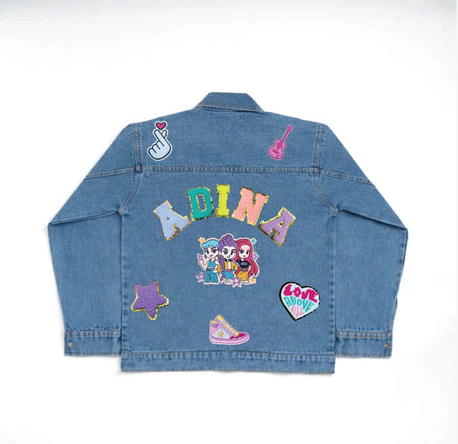 Huntrix Patch Themed Denim Jacket