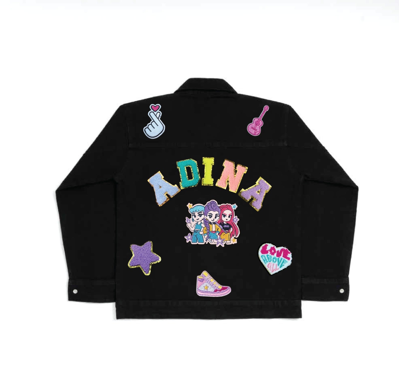 Huntrix Patch Themed Denim Jacket