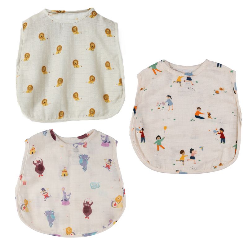 Organic Muslin Jhabla (Set of 3)