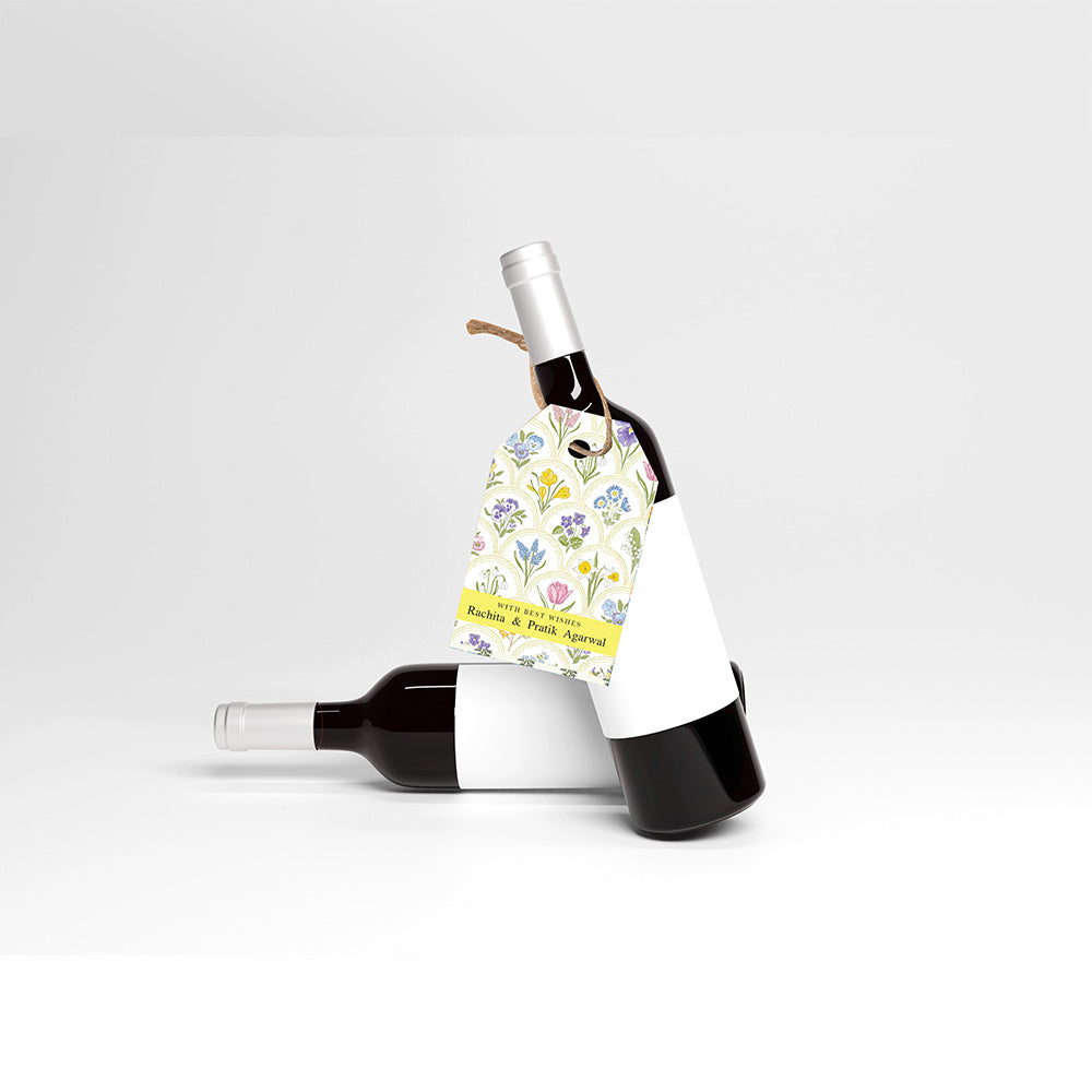 Wine Tags - Floral Delight