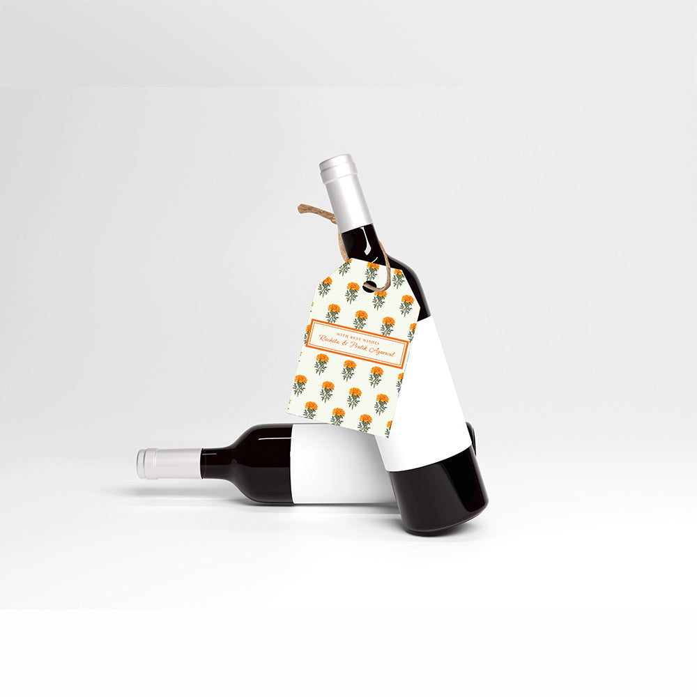 Wine Tags - Marigold Bliss