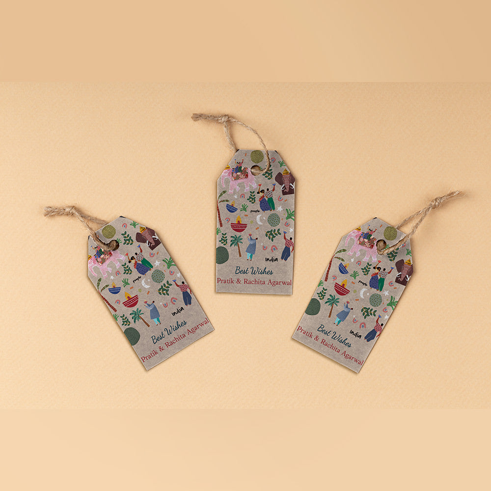 Wine Tags - Diwali Burst