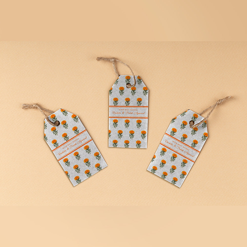 Wine Tags - Marigold Bliss