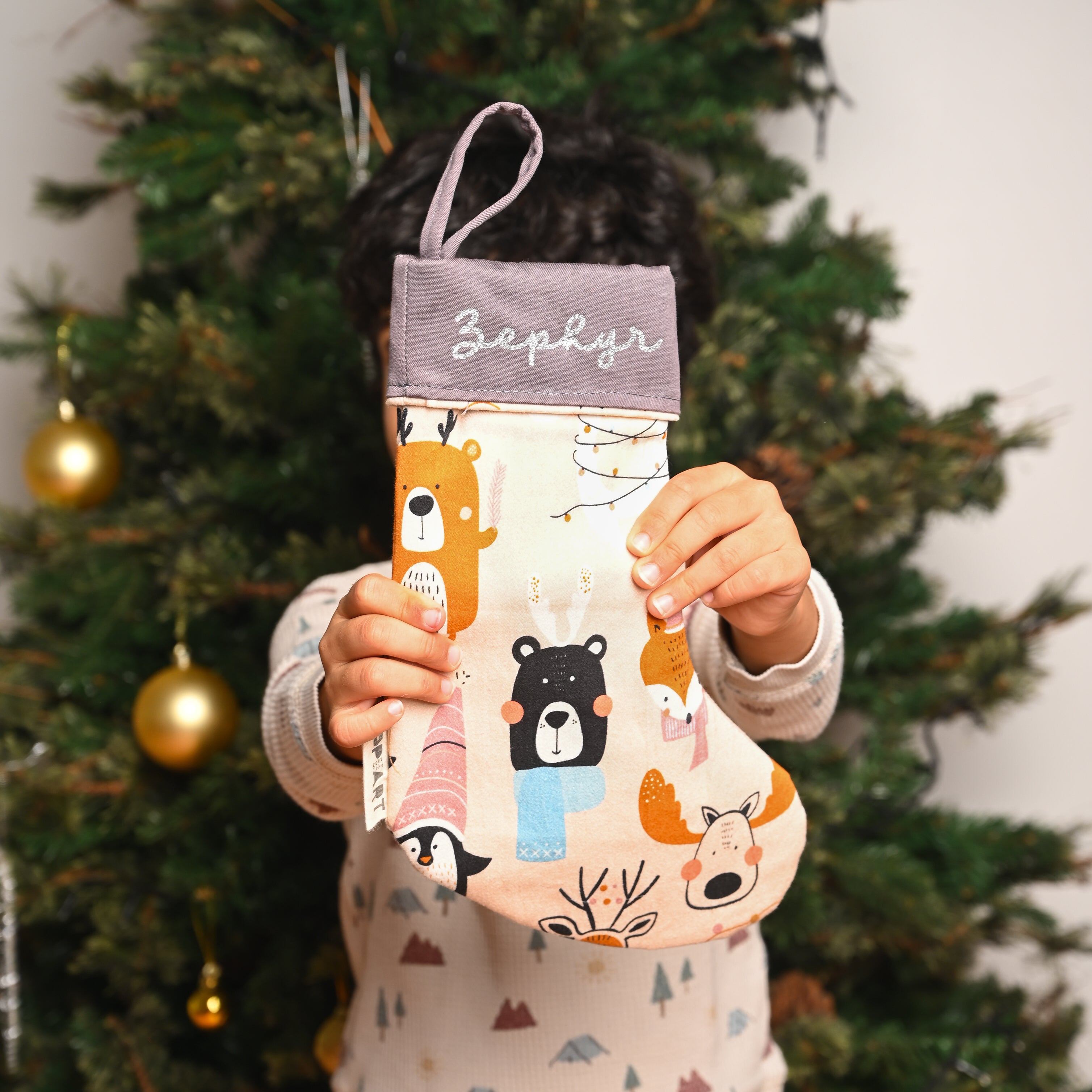 Personalised Stocking - Winter Animals