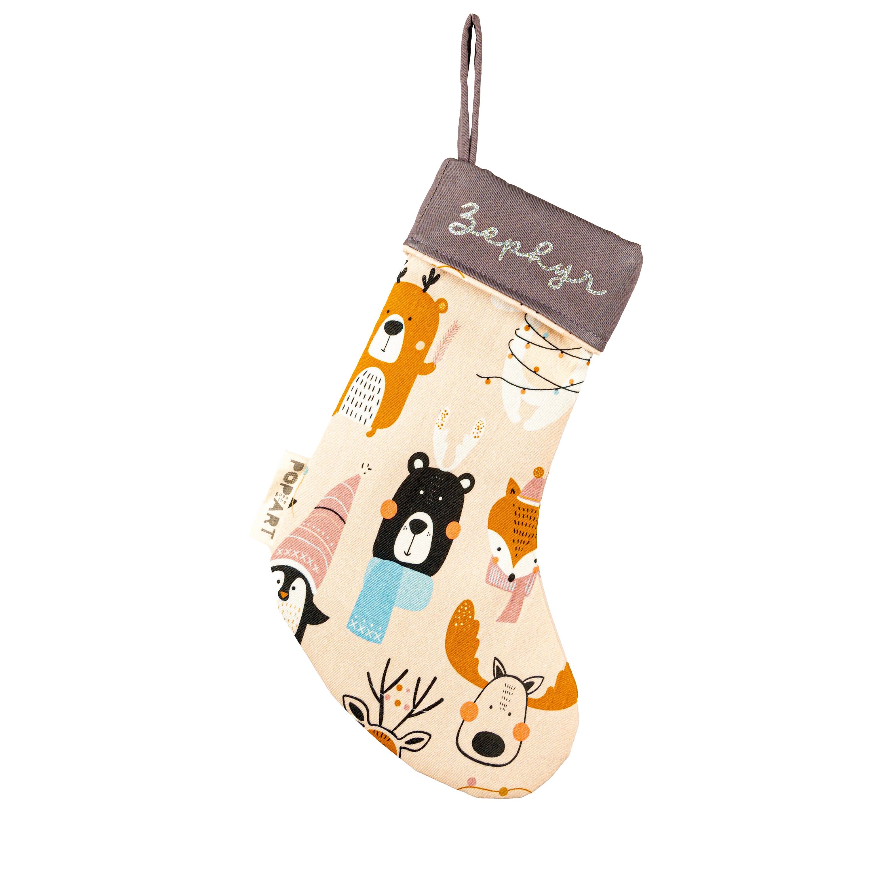 Personalised Stocking - Winter Animals