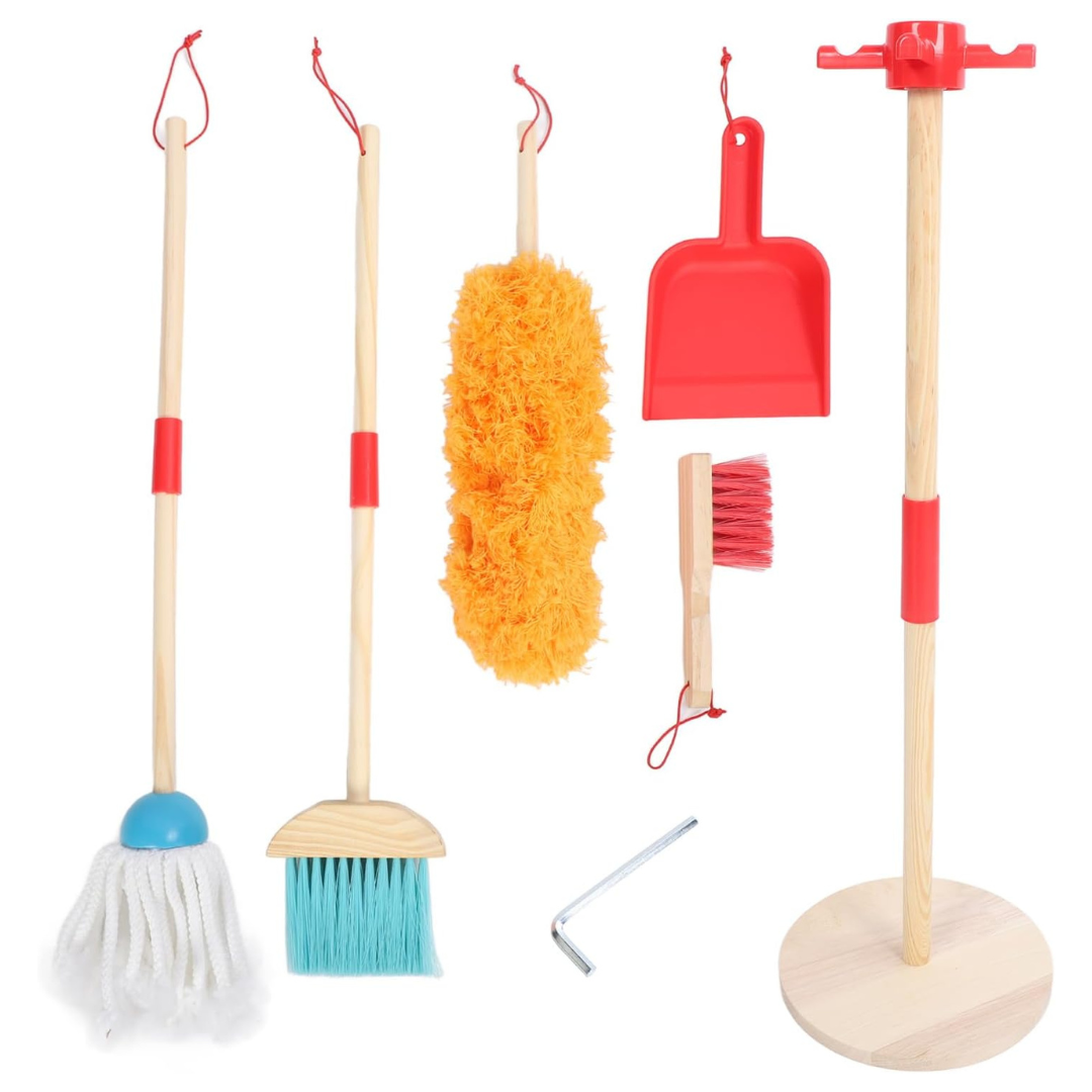 Wooden Cleaning Set Toy (6 Pcs)