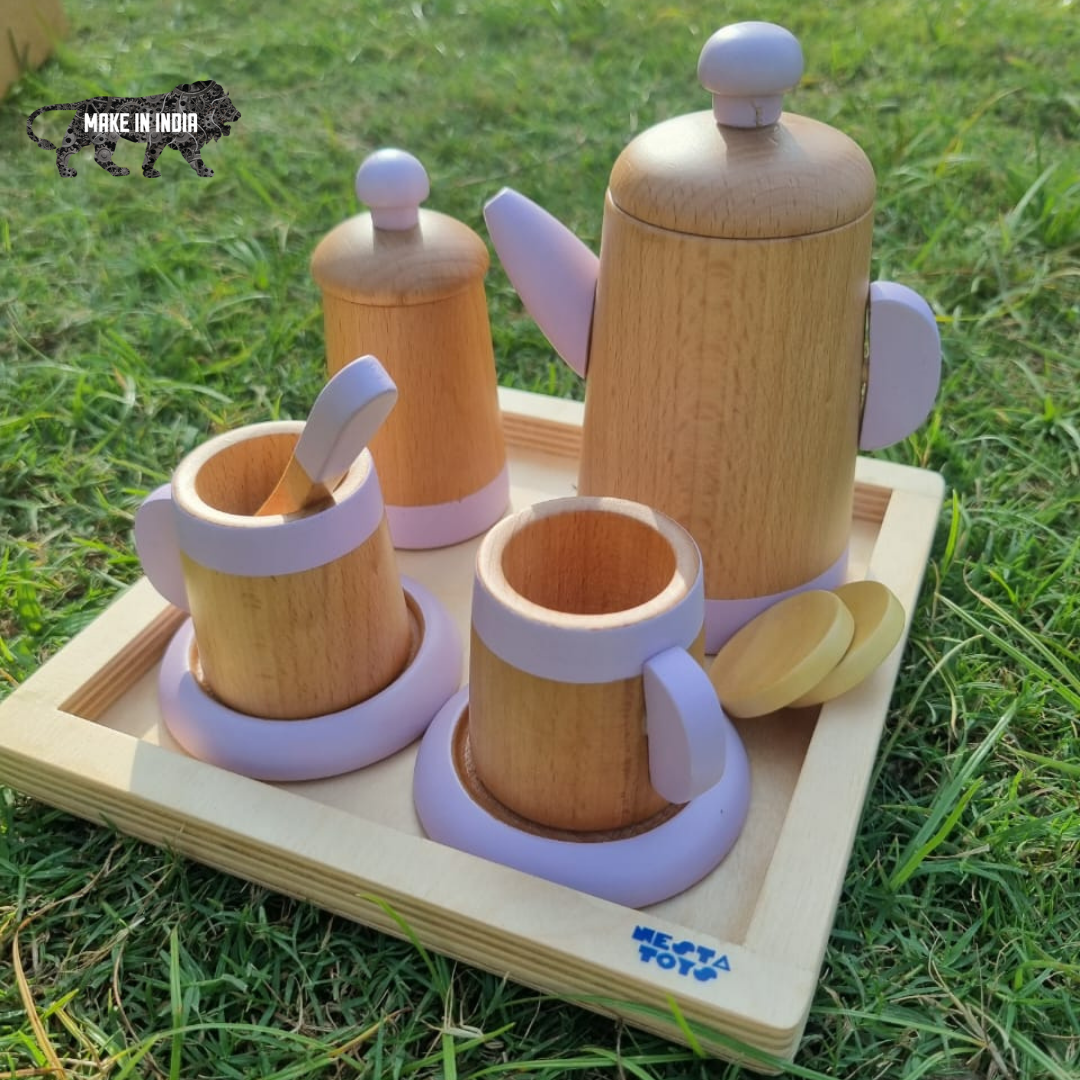 Wooden Tea Set Toys (10 PCS)