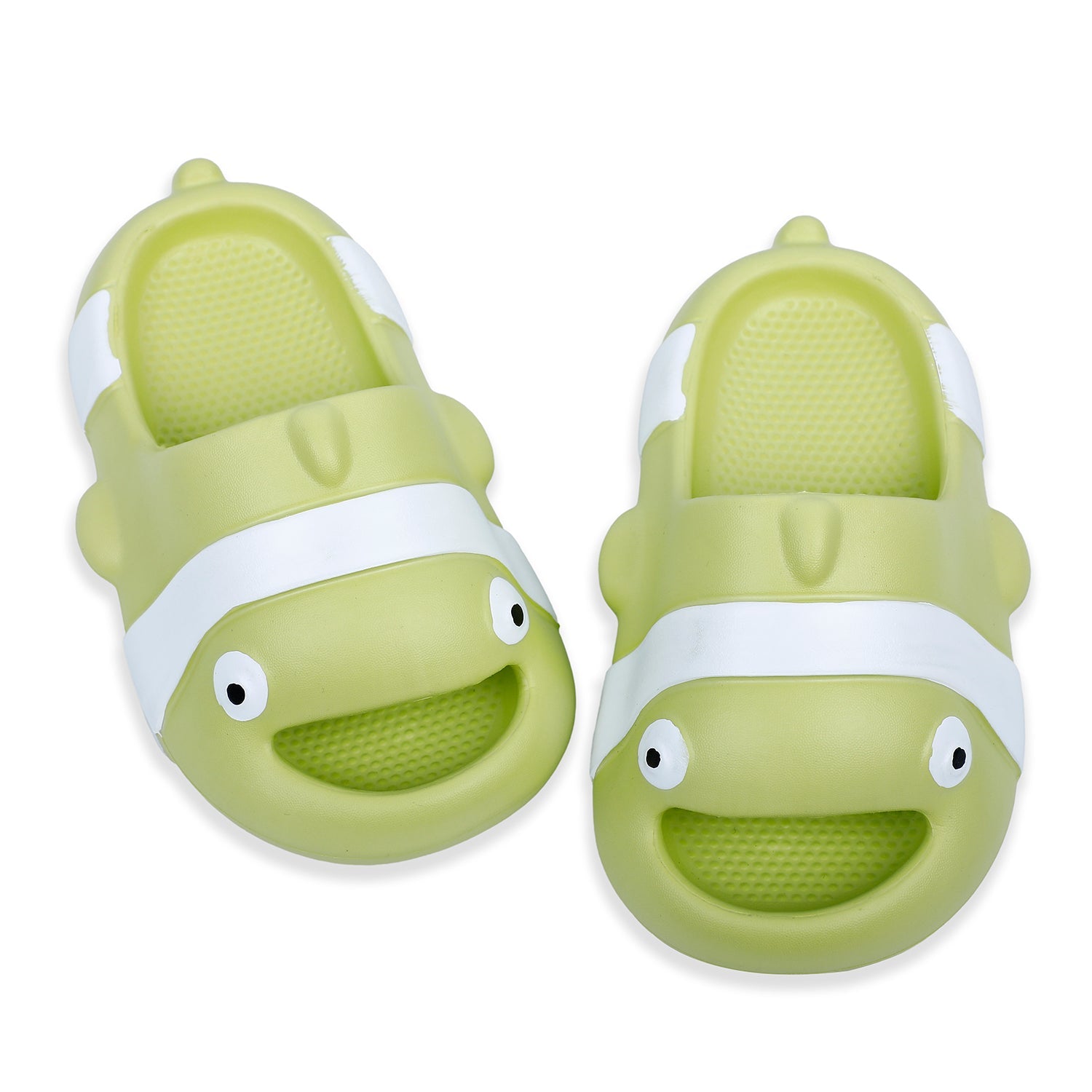 Baby Moo Nemo Waterproof Soft Slippers Anti-Skid Sliders - Green - Baby Moo