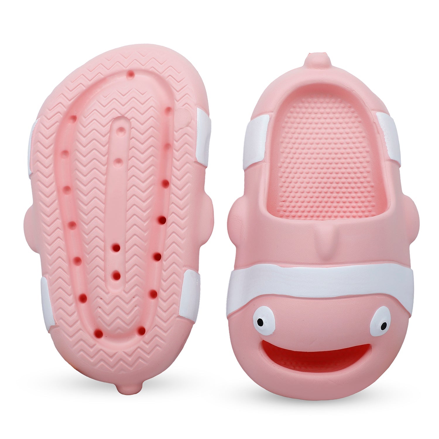 Baby Moo Nemo Waterproof Soft Slippers Anti-Skid Sliders - Pink - Baby Moo