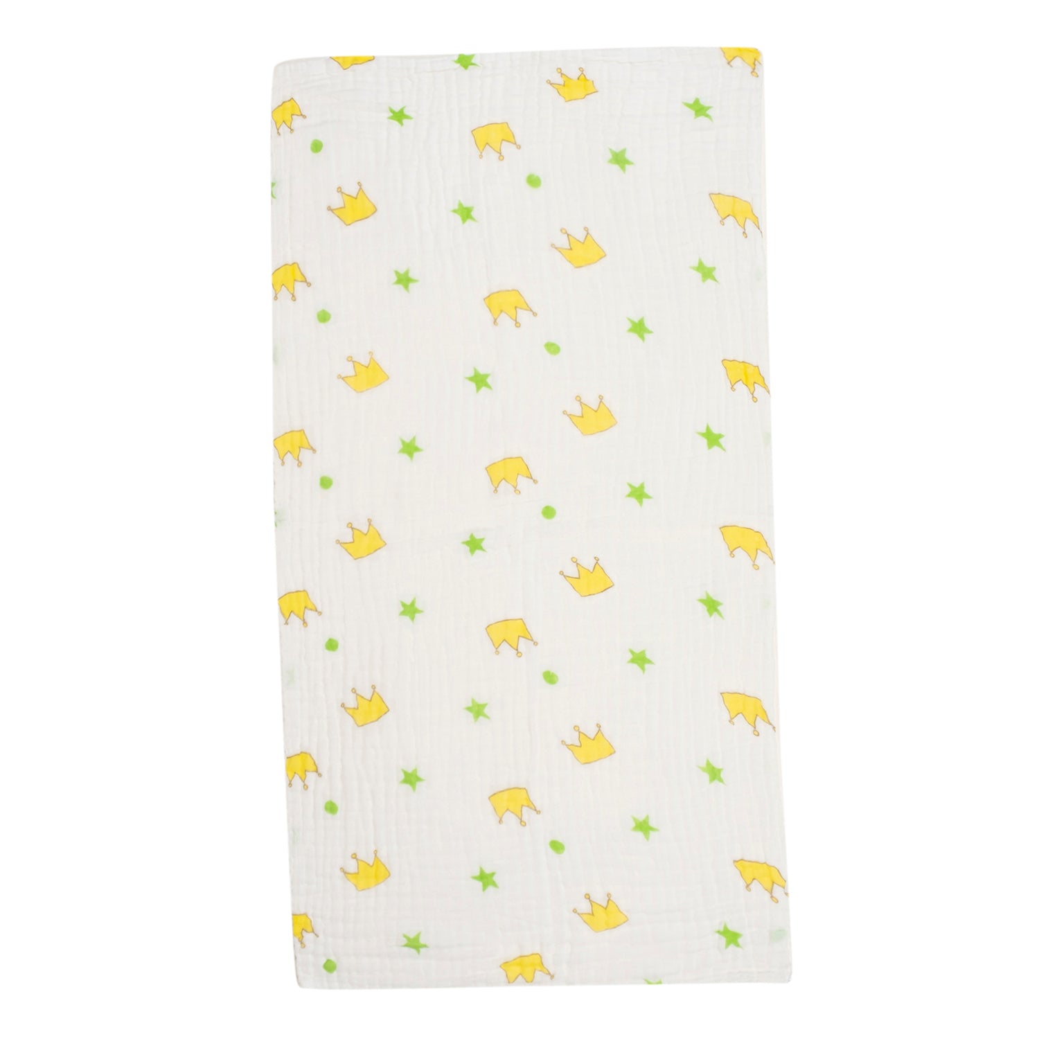 Baby Moo Crown 100% Cotton Ultra Soft Eco Friendly Absorbent Towel - White