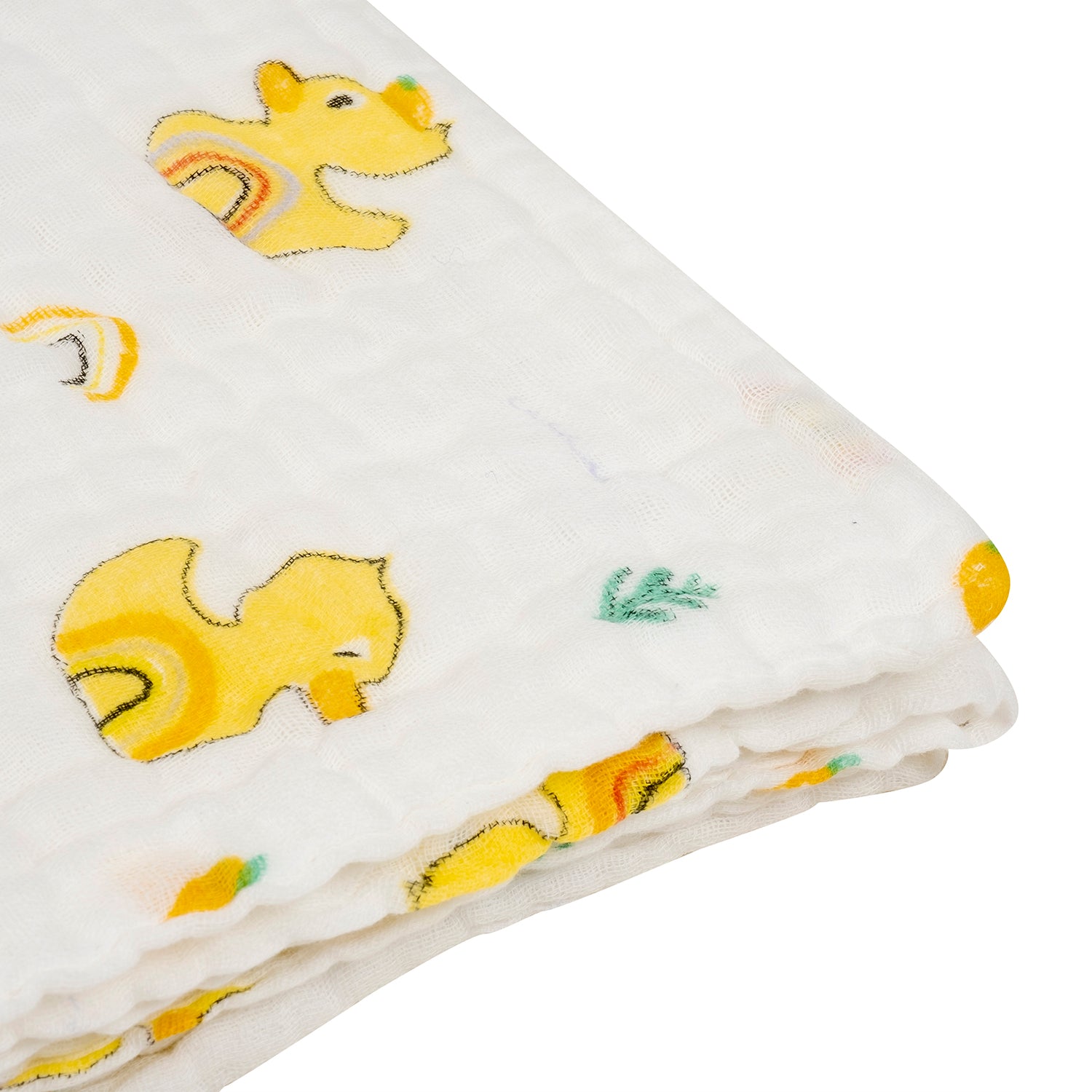 Baby Moo Duck 100% Cotton Ultra Soft Eco Friendly Absorbent Towel - White