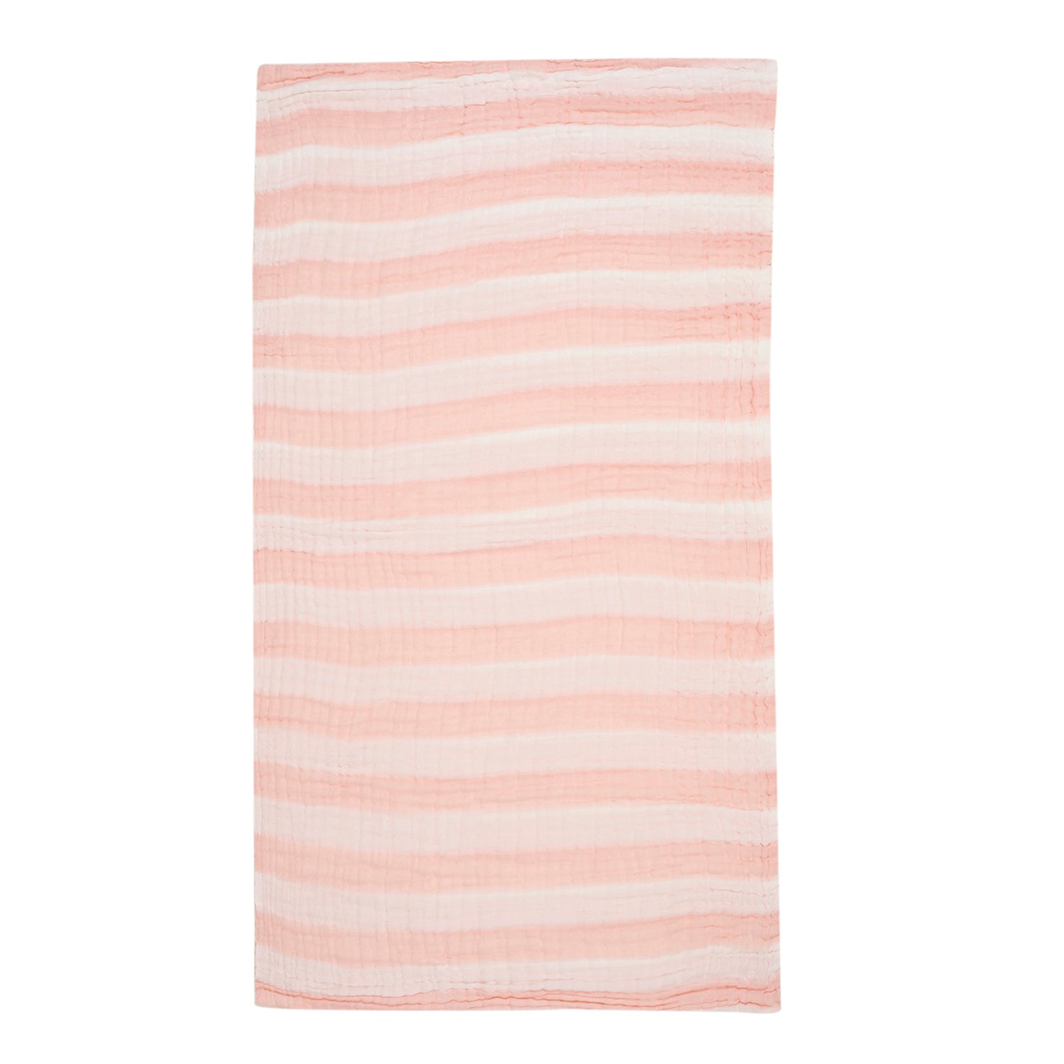 Baby Moo Premium Striped 100% Cotton Ultra Soft Eco Friendly Absorbent Towel - PInk