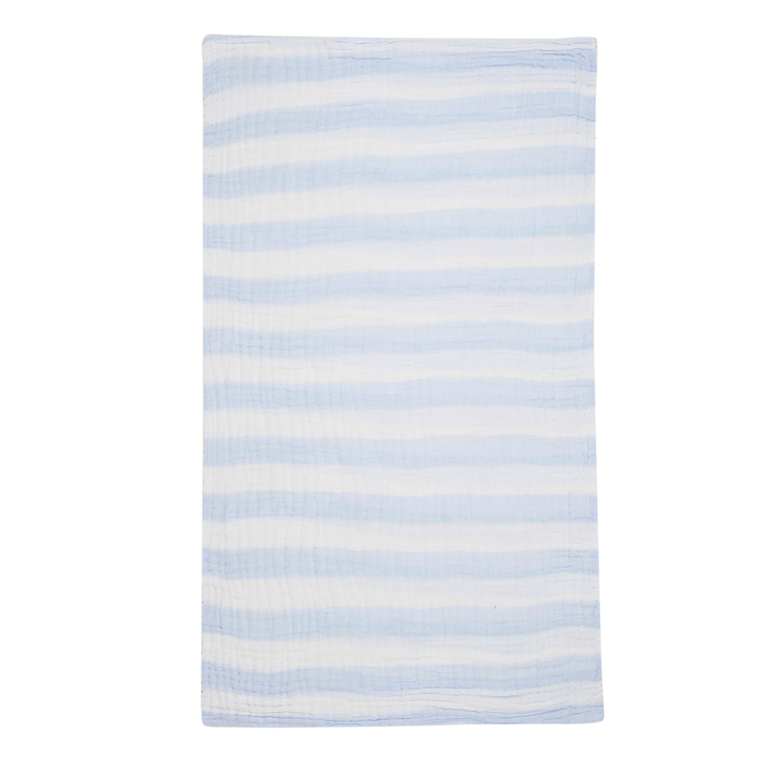 Baby Moo Premium Striped 100% Cotton Ultra Soft Eco Friendly Absorbent Towel - Blue