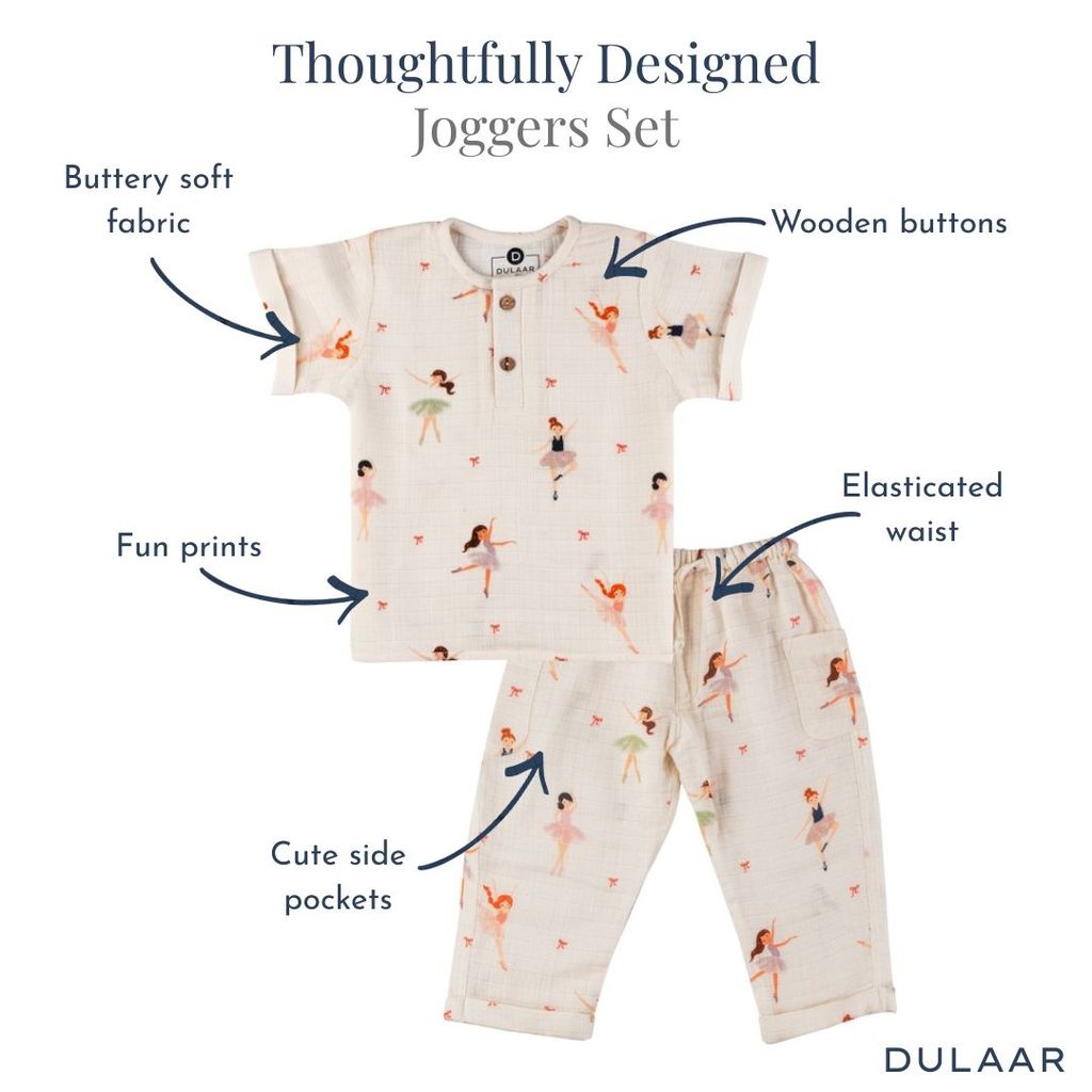 Organic Muslin Joggers Set
