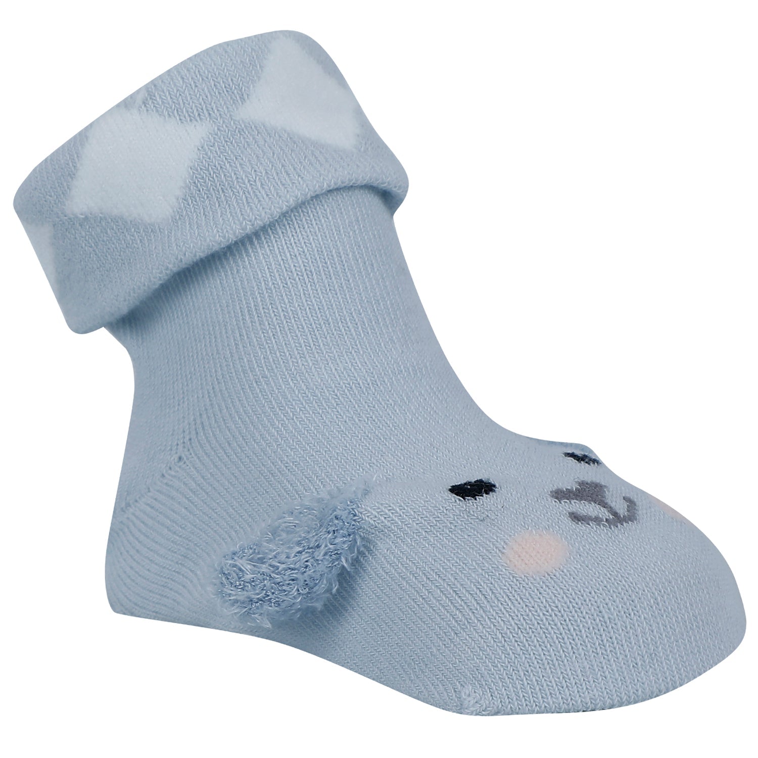 Baby Moo Puppy 3D Anti-Skid Socks Booties Pack of 3 - Grey