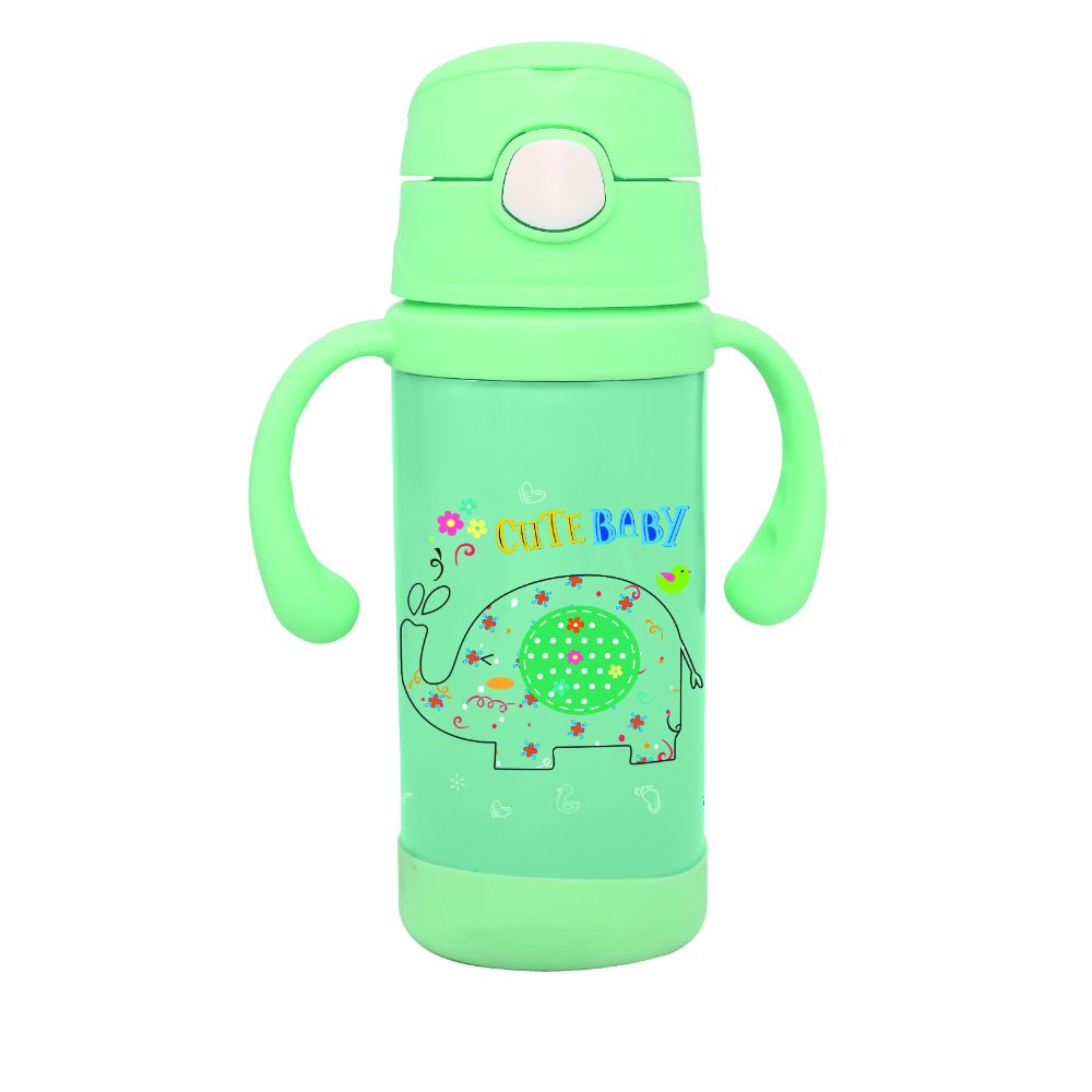 Youp Thermosteel Insulated Sea Green Color Kids Sipper And Feeding Bottle Eudora- 220 Ml