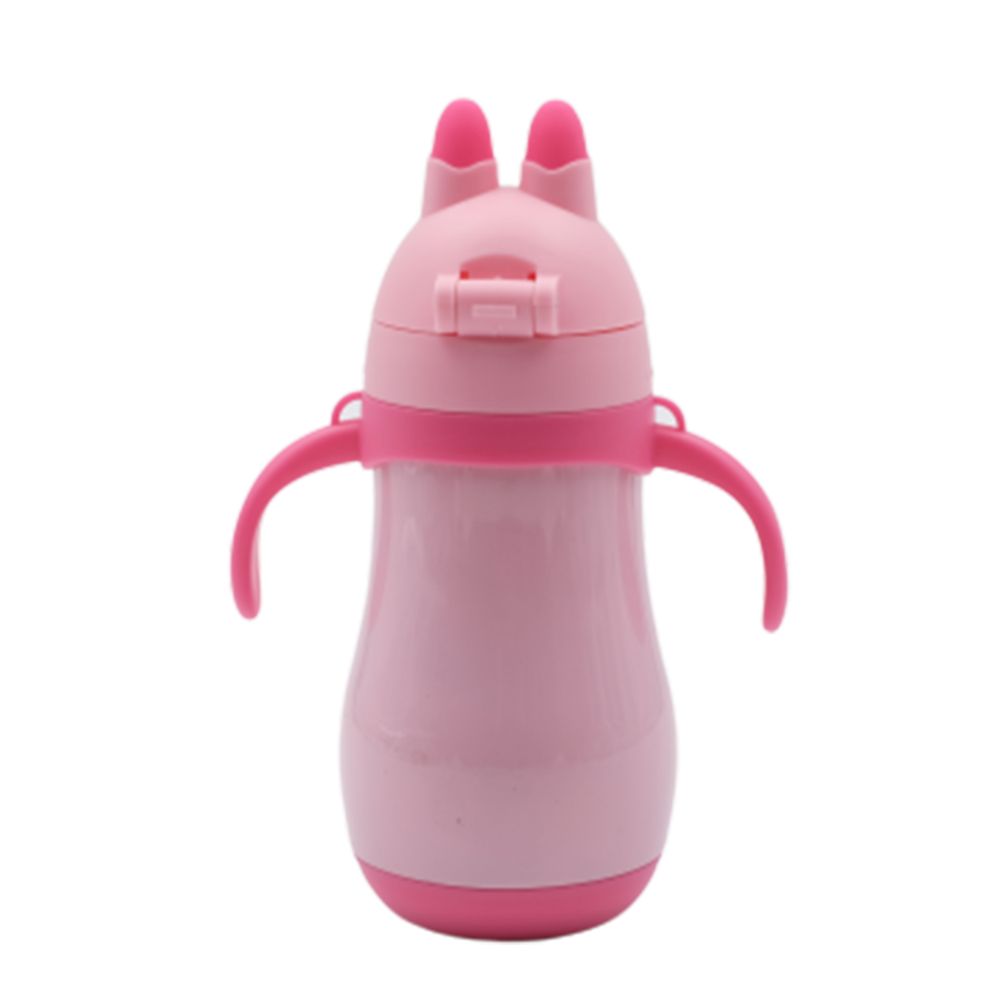 Youp Stainless Steel Insulated Pink Color Kids Sipper Bottle Yp262 - 260 Ml