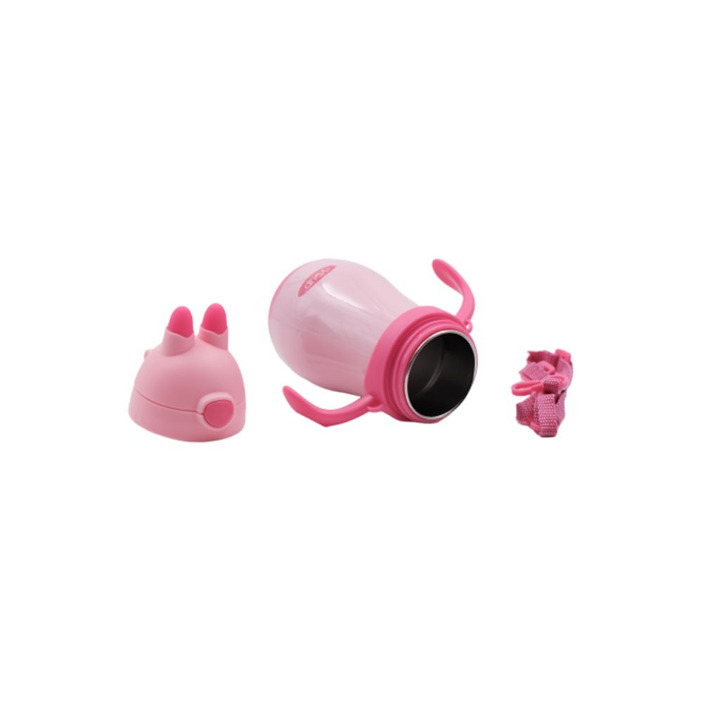 Youp Stainless Steel Insulated Pink Color Kids Sipper Bottle Yp262 - 260 Ml