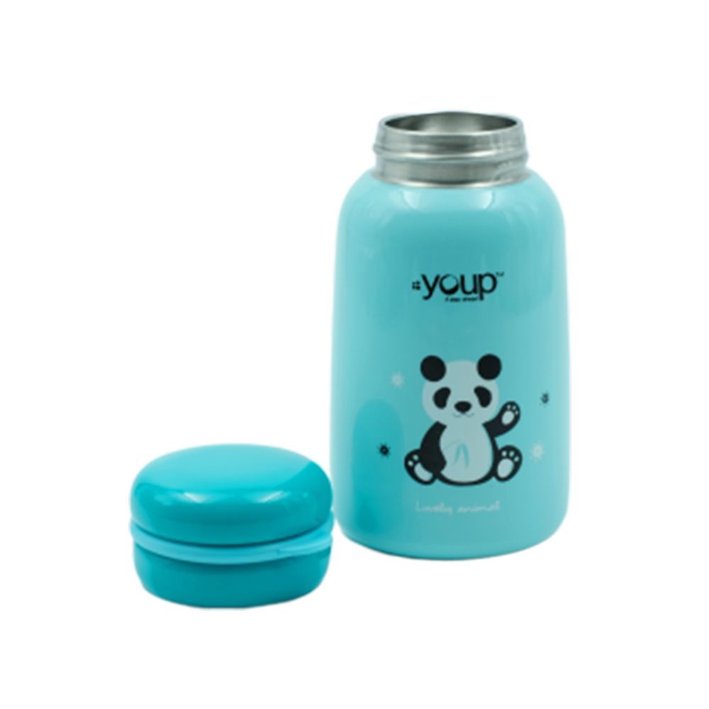 Youp Stainless Steel Insulated Aqua Blue Color Kids Water Bottle Yp302 - 300 Ml