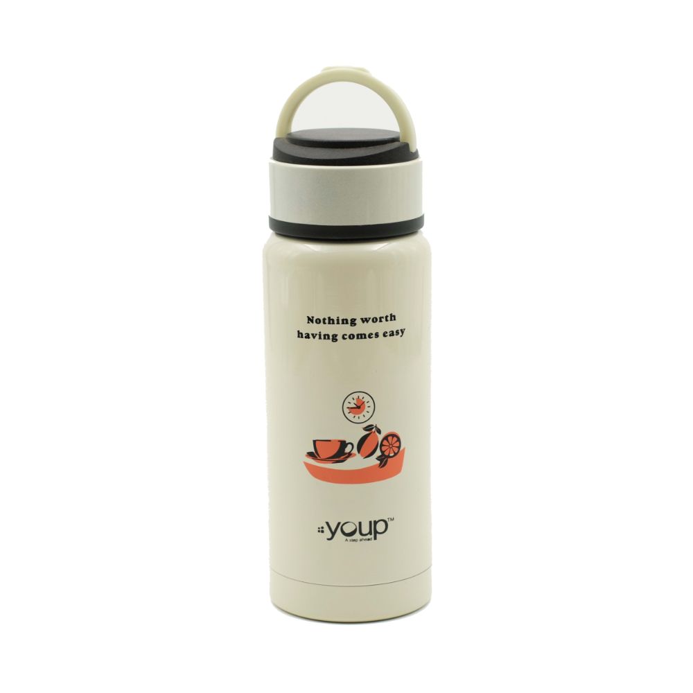 Youp Thermosteel Insulated Soft Yellow Color Kids Water Bottle Yp353 - 350 Ml