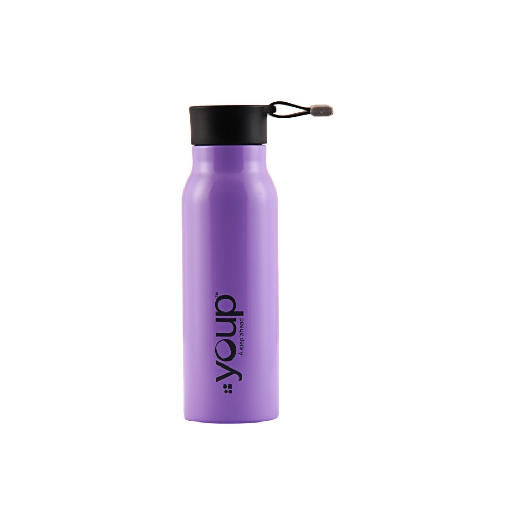 Youp Thermosteel Insulated Purple Color Water Bottle Smarty - 350 Ml