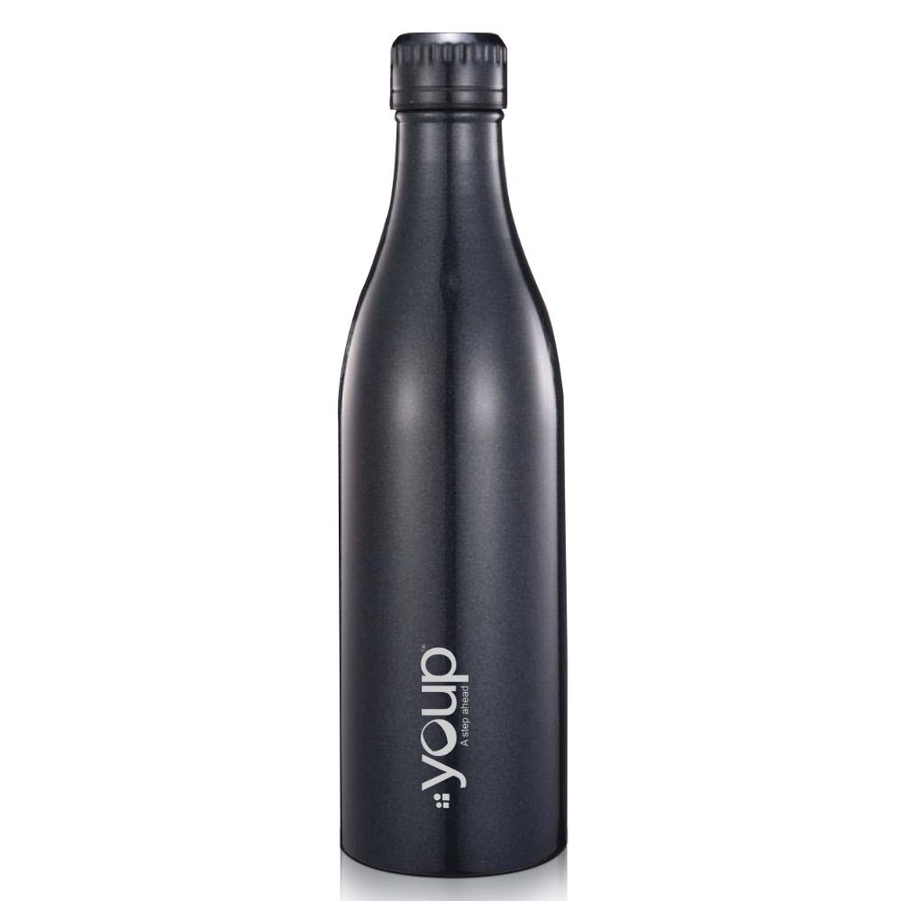 Youp Thermosteel Insulated Black Color Bottle Splash502 - 500 Ml