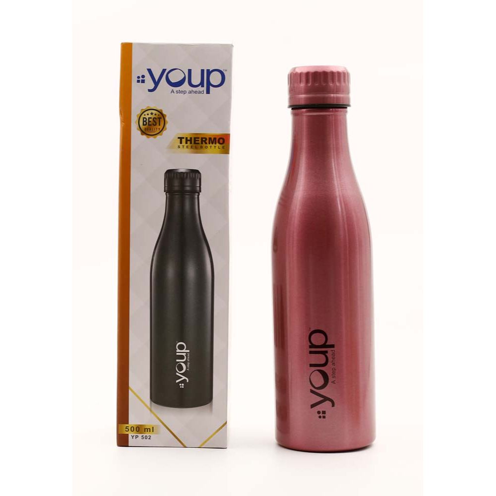 Youp Thermosteel Insulated Red Color Bottle Splash502 - 500 Ml