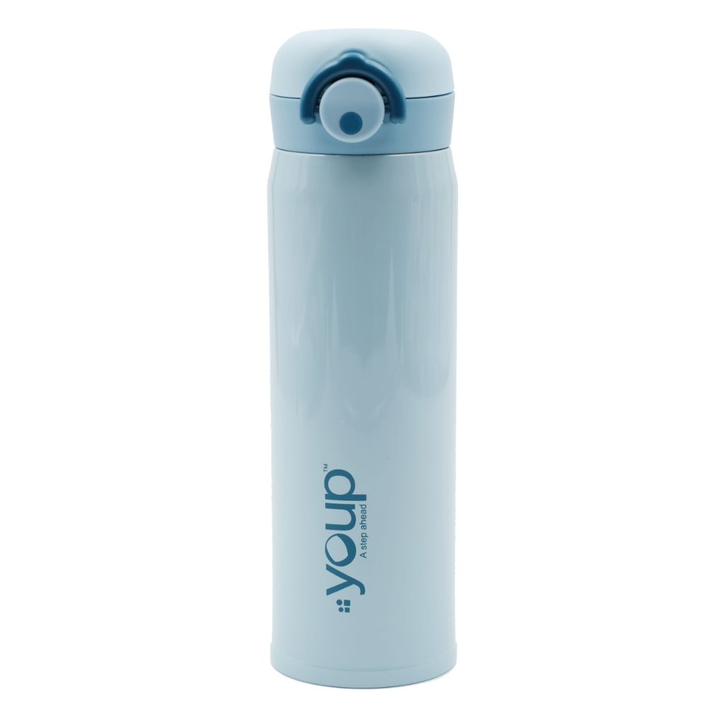 Youp Thermosteel Insulated Blue Color Water Bottle Lol - 500 Ml