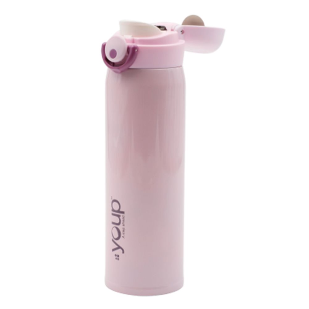 Youp Thermosteel Insulated Pink Color Water Bottle Lol - 500 Ml
