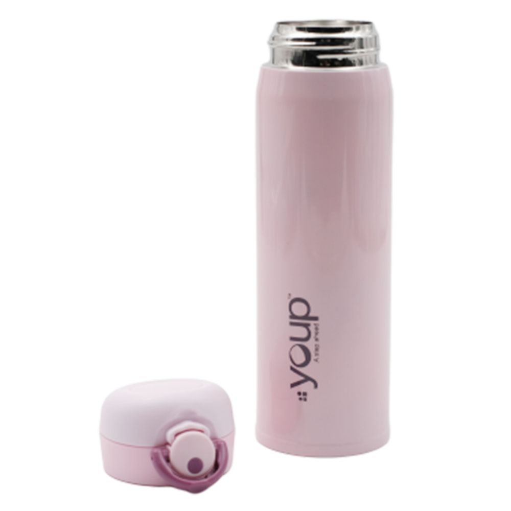 Youp Thermosteel Insulated Pink Color Water Bottle Lol - 500 Ml