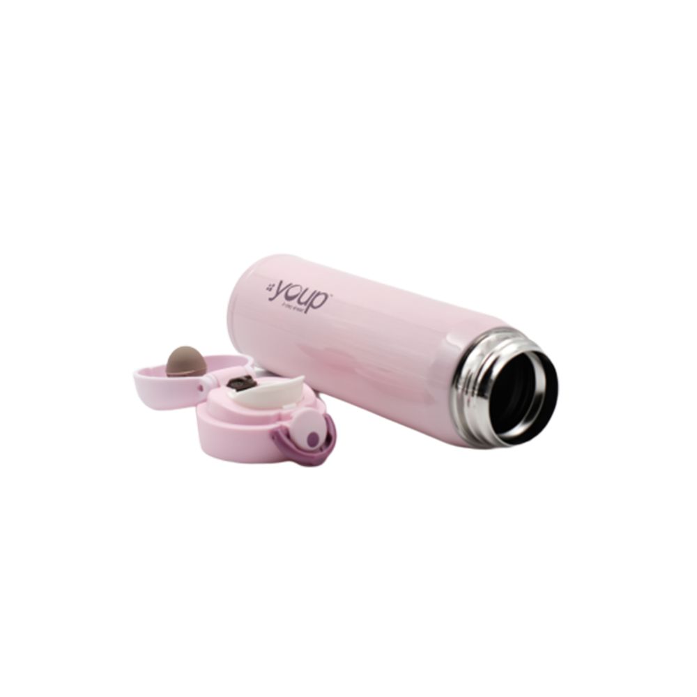 Youp Thermosteel Insulated Pink Color Water Bottle Lol - 500 Ml