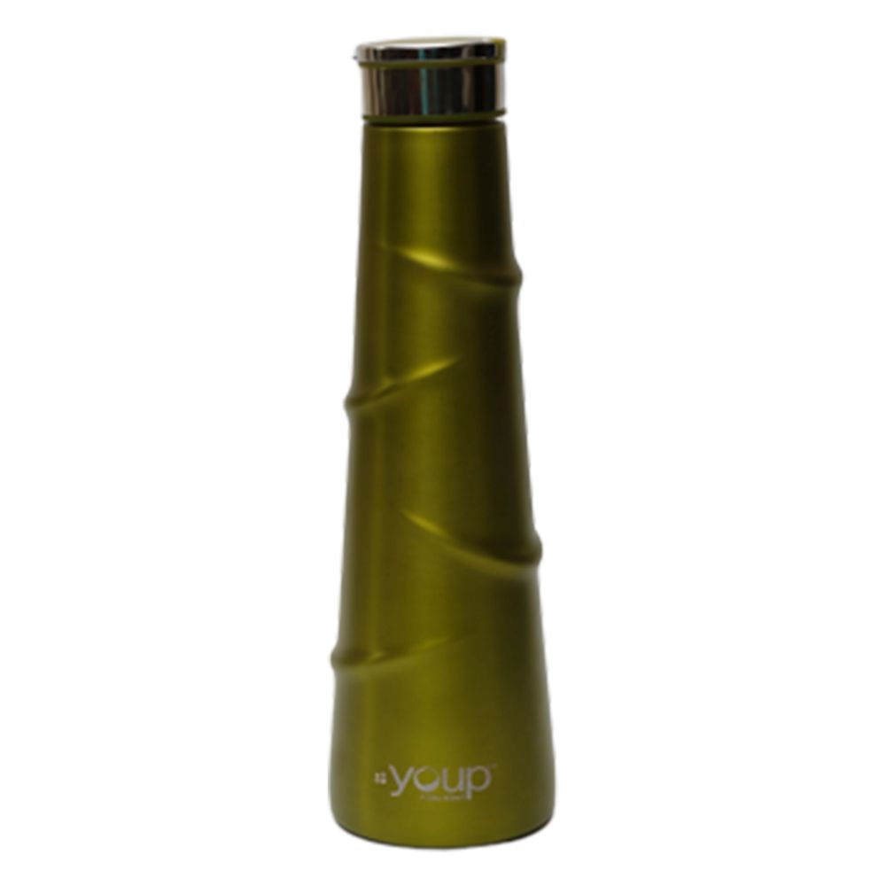 Youp Thermosteel Insulated Metallic Green Color Water Bottle Yp518 - 500 Ml