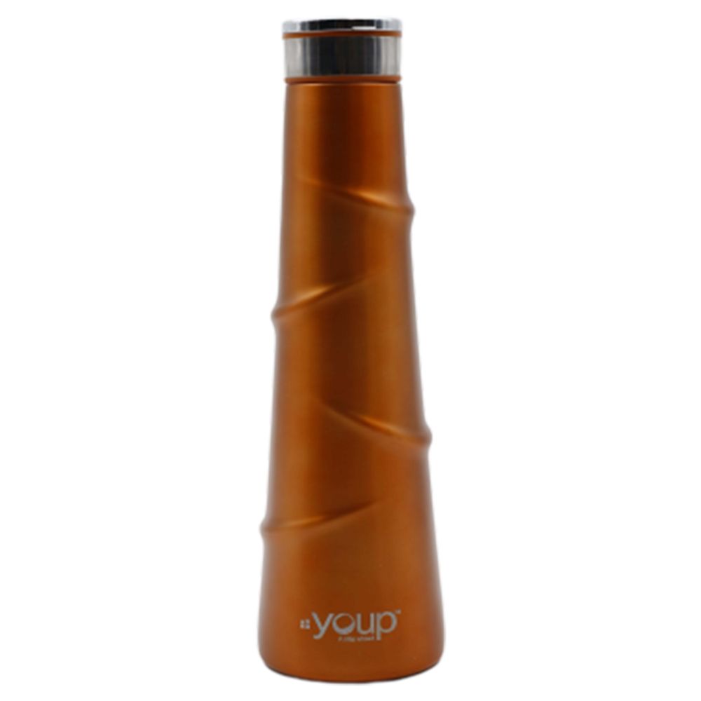 Youp Thermosteel Insulated Copper Color Water Bottle Yp518 - 500 Ml