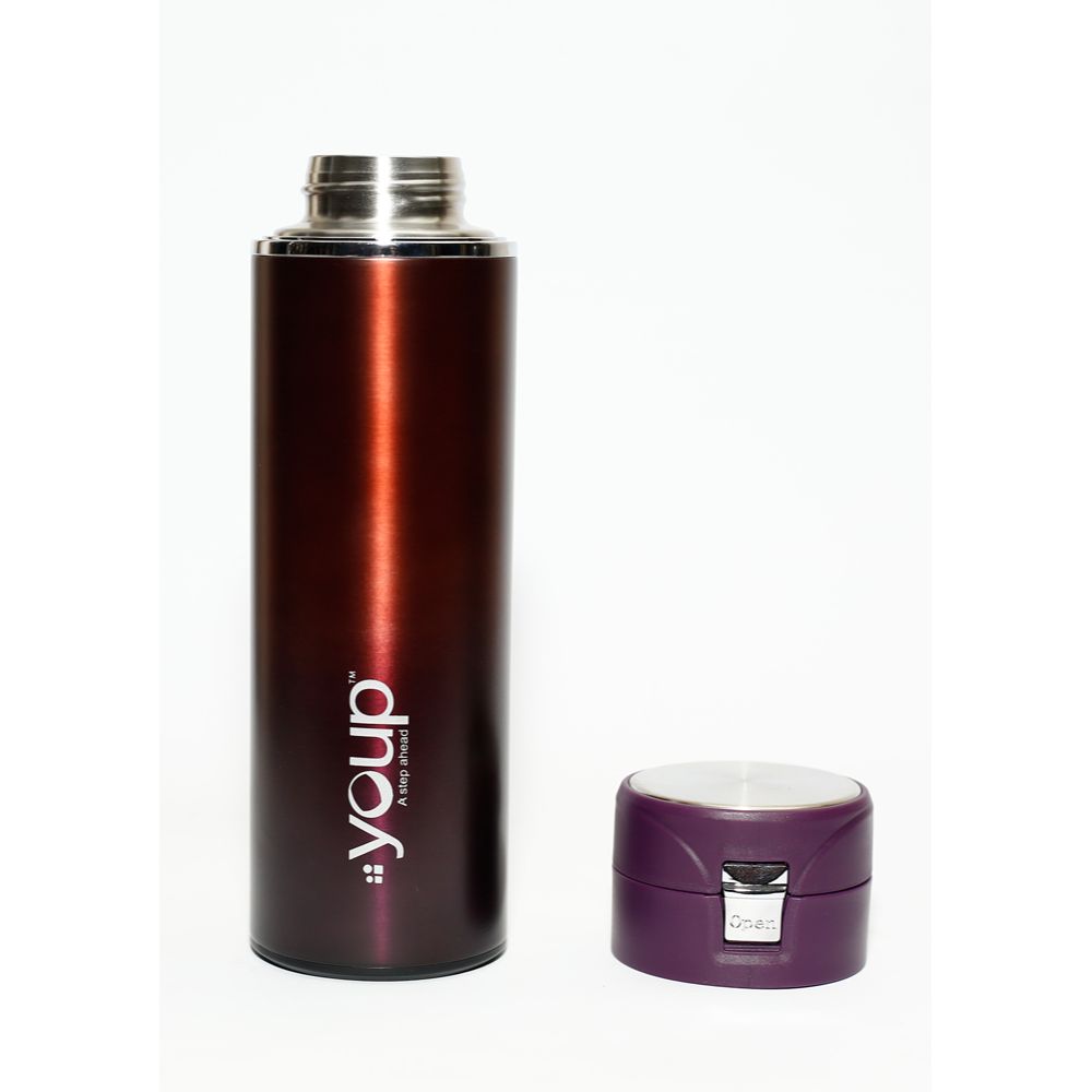 Youp Thermosteel Insulated Wine Color Bottle Miracle - 500 Ml