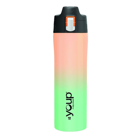 Youp Thermosteel Insulated Green Color Water Bottle Lexus - 500 Ml