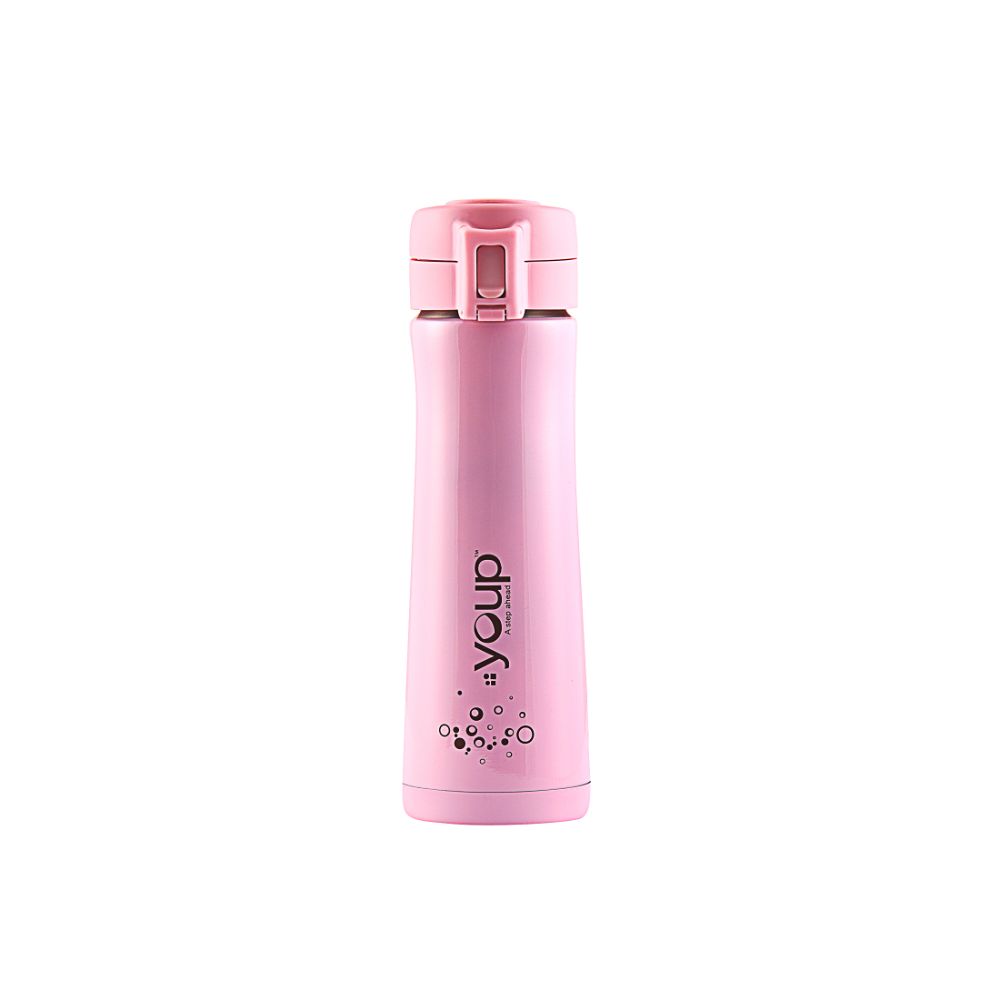 Youp Thermosteel Insulated Pink Color Water Bottle Orchid - 500 Ml