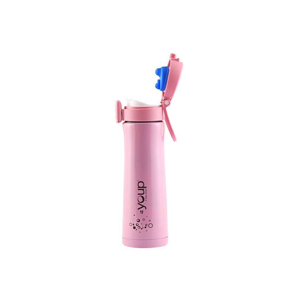 Youp Thermosteel Insulated Pink Color Water Bottle Orchid - 500 Ml