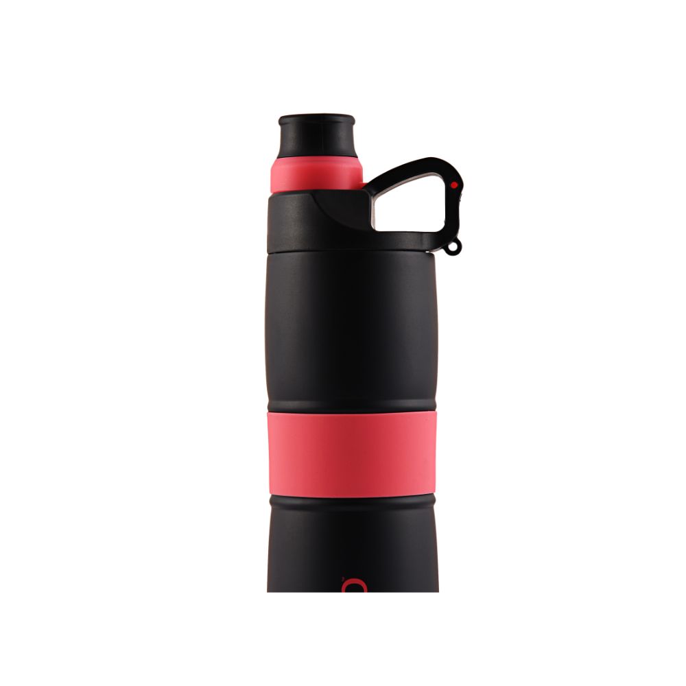 Youp Thermosteel Insulated Pink Color Water Bottle Grippy - 650 Ml