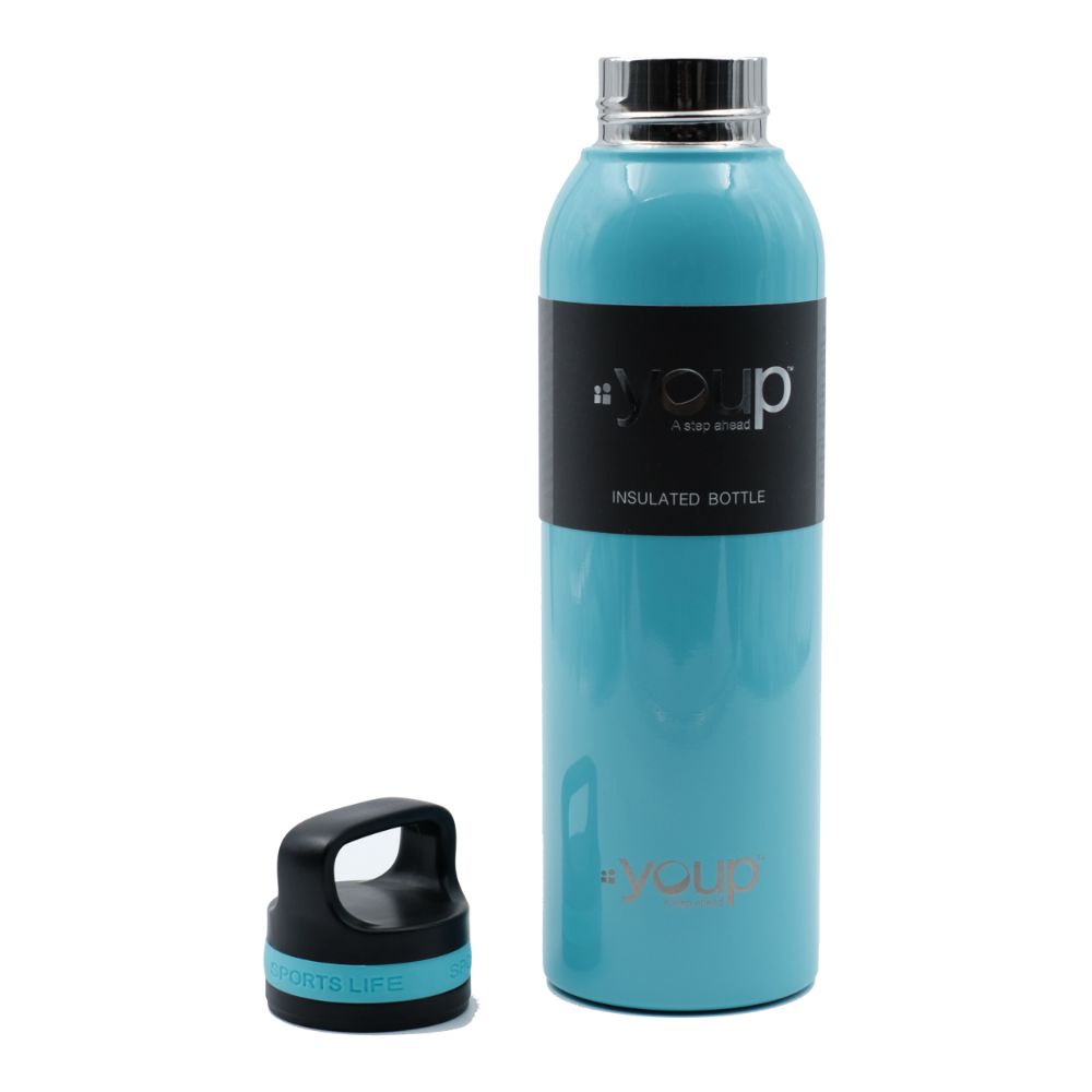 Youp Thermosteel Sky Blue Color Water Bottle With Top Handle Yp751 - 750 Ml