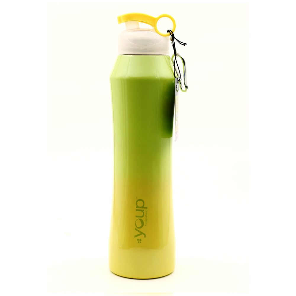 Youp Thermosteel Green And Yellow Color Water Bottle Passion901 - 900 Ml