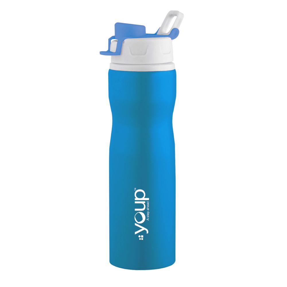 Youp Stainless Steel Blue Color Sports Series Sipper Bottle Yps7505 - 750 Ml