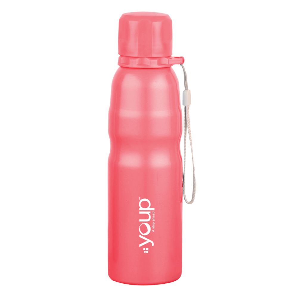 Youp Stainless Steel Pink Color Sports Series Bottle Harry - 750 Ml