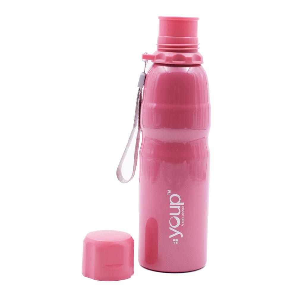 Youp Stainless Steel Pink Color Sports Series Bottle Harry - 750 Ml