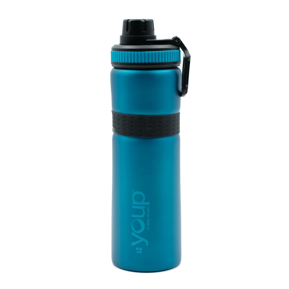 Youp Stainless Steel Blue Color Sports Series Sipper Bottle Fiesta - 750 Ml