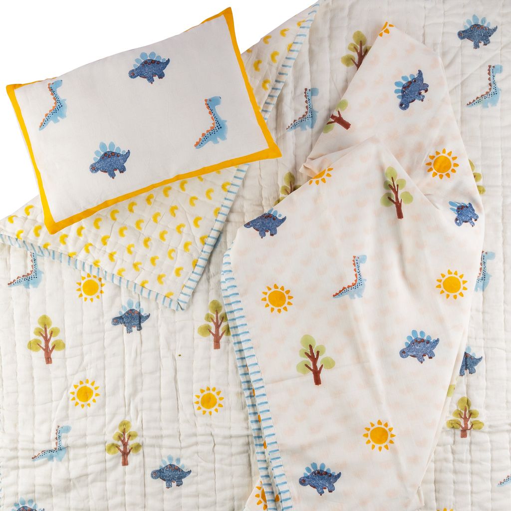 Mulmul Bedding Set | Hand-Block Printed