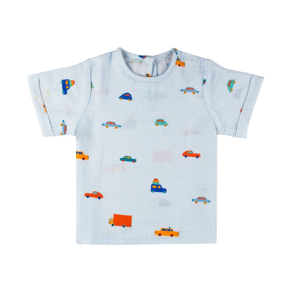 Organic Muslin Tee & Shorts Set
