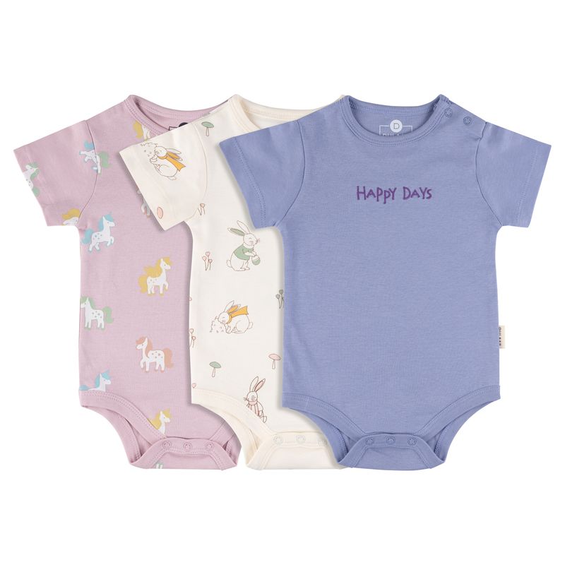 Cotton T-Shirt Onesie Set of 3