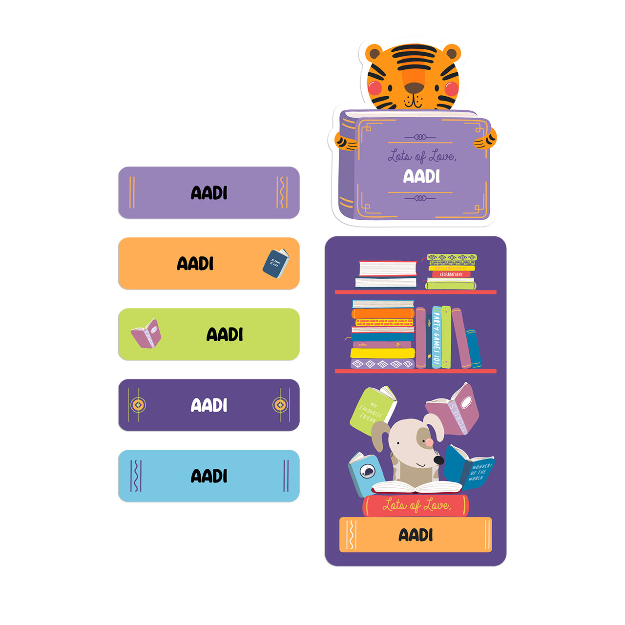 Name Labels / Gift Stickers - Animal Library