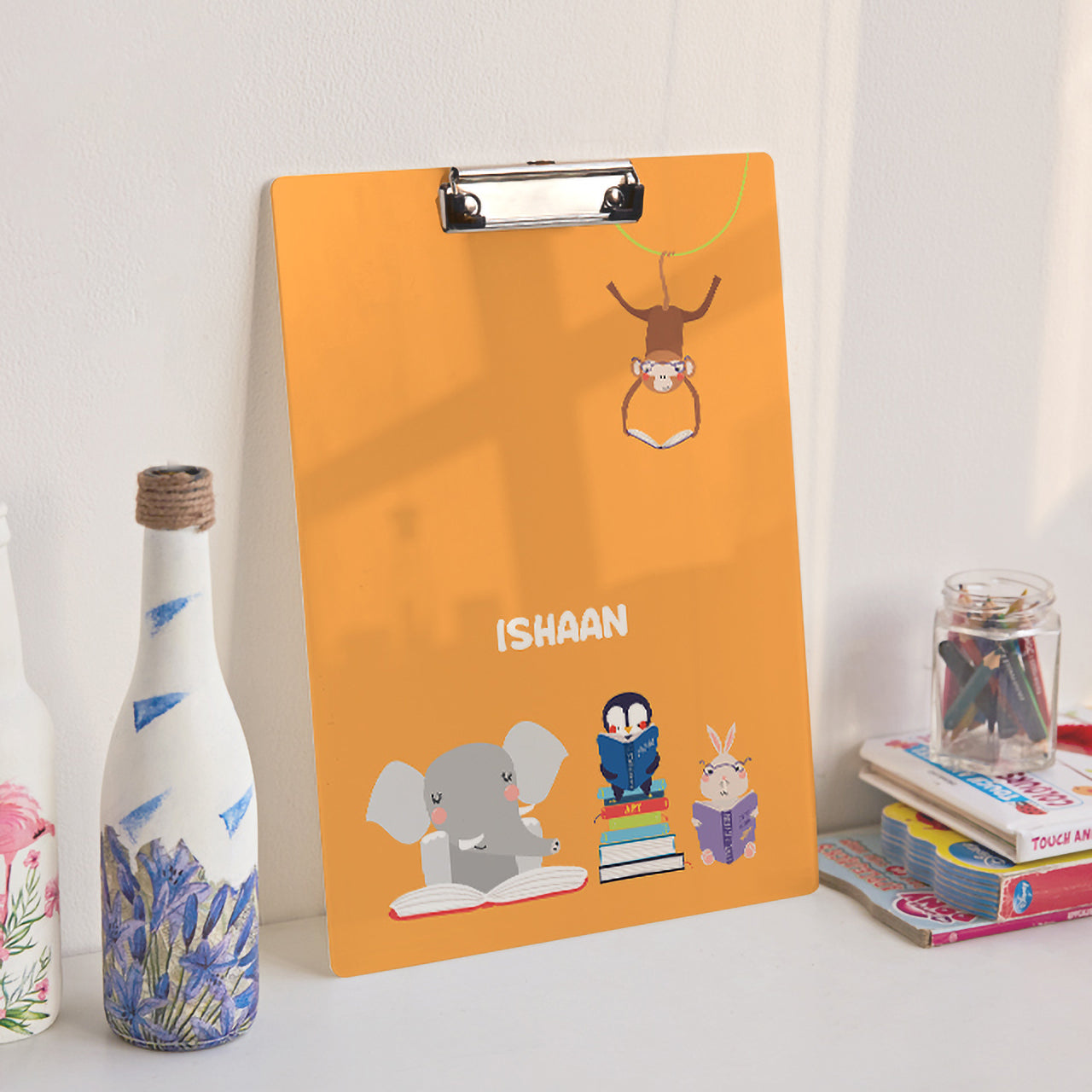 Personalised Clipboard - Animal Library